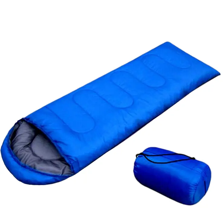 고품질 방수 캠핑 하이킹 휴대용 야외 컴팩트 단일 봉투 침낭