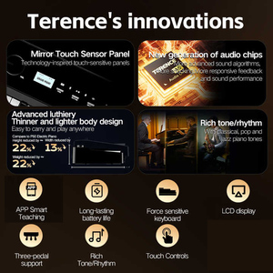 Terence V70 88-Key Portable Foldable Digital Piano Interface Compact <b>MIDI</b> <b>Controller</b> Electronic Organ - Product Image 4