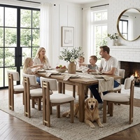 Meubles de maison nordiques simples et de haute qualité, meubles de salon de luxe nordiques, table à manger ovale de luxe avec panneau extensible