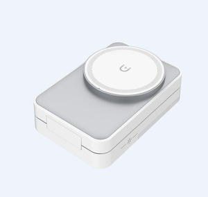 Three-in-One Magnetic Wireless <b>Charging</b> Desktop Multi-functional Magnetic Foldable <b>Phone</b> <b>Stand</b> Wireless Charger - Product Image 5