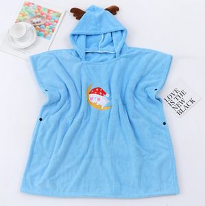 Garçons et filles absorbant corail polaire bébé enfants serviettes <span class=keywords><strong>de</strong></span> <span class=keywords><strong>bain</strong></span> à capuche pull caractère microfibre <span class=keywords><strong>cape</strong></span> avec boutons-pression latéraux - Product Image 4