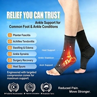 Attelle de cheville professionnelle à compression graduée, sangle de maintien pour la gym, protection et soutien de niveau supérieur