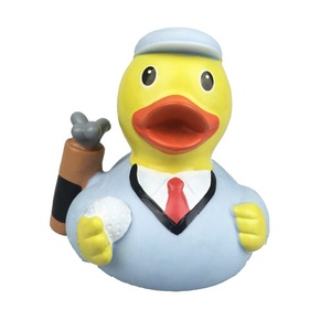 Prezzo all'ingrosso personalizzato di fabbrica pulito e di buona qualità logo personalizzato anatra galleggiante in gomma <span class=keywords><strong>per</strong></span> bambini giocattoli da bagno - Product Image 2