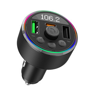 Xu hướng sản phẩm 2024 New arrivals đa chức năng xe Bluetooth 5.3 FM Transmitter MP3 Máy nghe nhạc 30W PD + QC3.0 Nhanh Bộ sạc xe hơi - Product Image 4