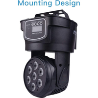 Éclairage OEM DMX Faisceau lumineux de scène RGB Tête mobile DMX 512 Rotation activée par le son Fête DJ Disco Club Éclairage de mariage DMX