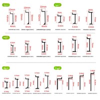 Plinthe en aluminium encastrée, moulure murale dissimulée, garniture de base métallique pour la décoration intérieure