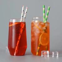 Pailles à boire en papier imprimé de bambou biodégradable Offre Spéciale pour jus de fruits, Shakes, anniversaires, fêtes de mariage