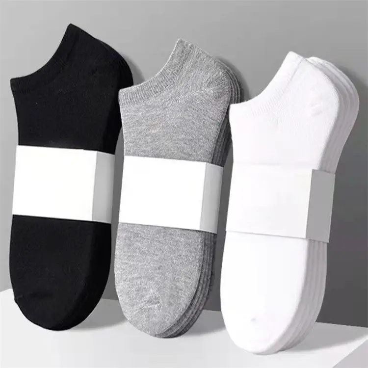 Cmax Wholesale Mens Cotton Hosiery Solid Colour Breathable Low Cut Short Ankle Socks Casual Sports Socks