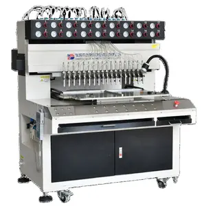 18 Kleuren Automatische Druppelafgifte Vormmachine Voor Pvc-Label Siliconen Coaster Making Machine