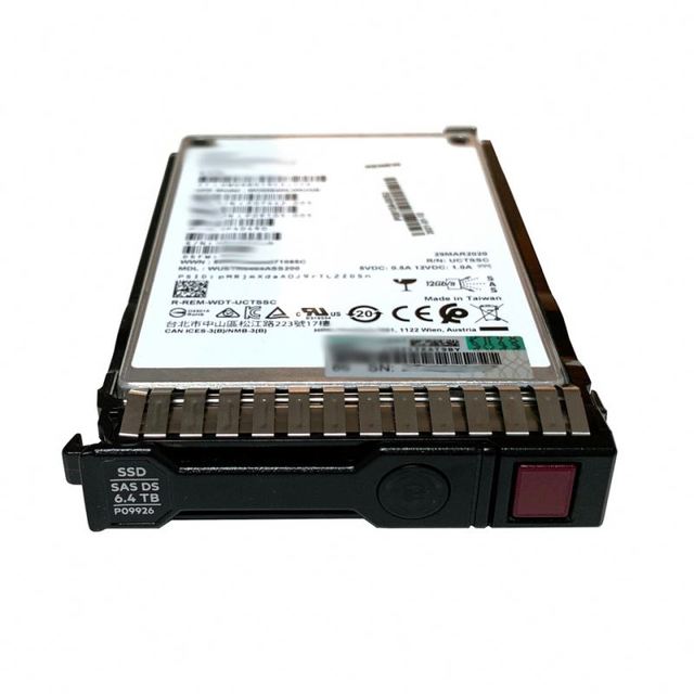 P09096-B21 P04539-B21 P26362-B21 New in Stock 6.4TB SAS MU 12G SFF SC DS SSD for Gen 9 Gen 10