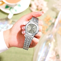 Reloj POEDAGAR 792 para Mujer, Acero Inoxidable, Cuadrado, Moderno, Manecillas Luminosas, Cuarzo, Calendario, Fecha, Semana, Resistente al Agua