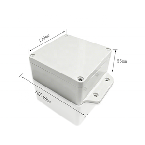 Boîtier en plastique personnalisé, étanche, en ABS, pour applications électriques, indice de protection IP66, blanc, avec bride, boîte de jonction extérieure, boîtier en plastique - Product Image 6