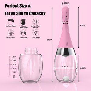Fully Automatic Female Vaginal Irrigator Electric Anal Rectal <b>Cleaner</b> 3 Variable Speeds 5 <b>Spray</b> HolesEnema Sex Sex Toys - Product Image 4