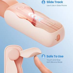 Nuevo Ventilador de Cuello Portátil Recargable por USB, Plegable, Ultrafino, para Viajes y Actividades al Aire Libre - Product Image 3