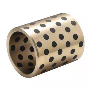 عمود من الفولاذ المصبوب <span class=keywords><strong>Du</strong></span> بولي إيثيلين النحاس والنحاس والبرونز شفة النحاس الذاتي التشحيم تحمل جلبة الأكمام المعدنية