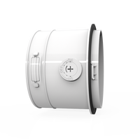 Amortisseur en ligne pour évent électrique, système d'égouttage, 2.5 pouces, Volume d'air réglable, déflecteur de ventilateur en ligne