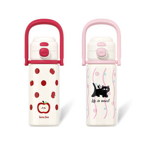 <span class=keywords><strong>Aila</strong></span> 500ml doble bebida termo de acero inoxidable taza de agua de Metal portátil para niños alto valor de Color para niños y niñas en 2025 - Product Image 1