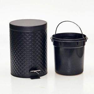 Indoor Metal home trash cans recycle trash bin bathroom