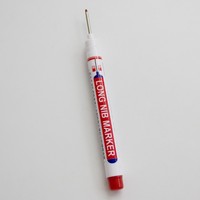 Marqueurs multi-usages à trous profonds et à tête longue pour stylo à perforer en métal Imperméable à l'eau Salle de bain Travail du bois