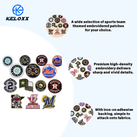 KUAIQIU – Patch thermocollant en tissu sergé brodé à l'ordinateur avec logo de l'équipe de New York pour baseball et basketball, directement de l'usine