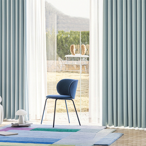 Ciniglia oscurante tende Double face dello stesso colore per camera da letto tende a vento <span class=keywords><strong>Color</strong></span> <span class=keywords><strong>crema</strong></span> di lusso a uncino luce francese - Product Image 1