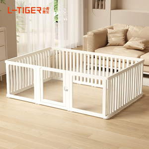 Clôture pour animaux de compagnie L-Tiger, rectangulaire, facile à assembler, cage intérieure pour chien - Product Image 1