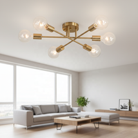 Luminaire suspendu LED moderne de style nordique pour chambre à coucher, maison, restaurant, salon, bureau, en fer forgé