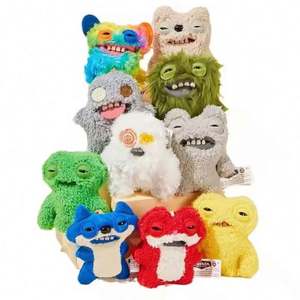 Monster Pendant Big Teeth Mending Teeth <b>Cute</b> Ugly Treasure Keychain Cotton Material Plush <b>Doll</b> - Product Image 1