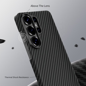 Funda Magnética para Móvil JOYPORODO V-K01 de Fibra de Aramida y Fibra de Carbono para Samsung S24 S25 S26 Ultra Android, Funda Protectora Antigolpes - Product Image 4