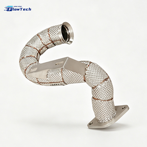 Tubería de escape de alto flujo para Mercedes A200 W177 1.3T M282, acero inoxidable 304, ajuste directo, mejora del sistema de escape con escudo térmico - Product Image 5