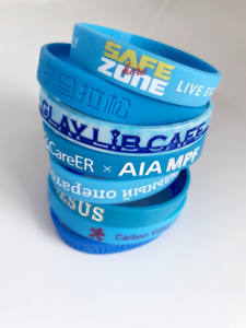 Özel logo ile silikon kauçuk bilezik donut spor bilezik olay bileklik bilezik - Product Image 2