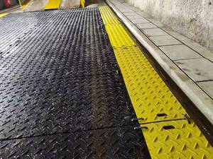 4x8 HDPE 6mm mịn ngoài trời di động Đường Cơ Sở subgrade tạm thời theo dõi Mat thiết bị nặng bùn sử dụng thớt - Product Image 5