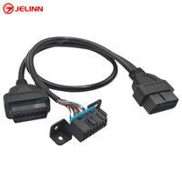OBD 2 OBD2 Spliter Arnés de cables de 16 pines J1962 Cable divisor Y para coches Buick Cadillac Opel Ferrari