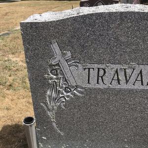 Pierres précieuses noires, 1 pièce, Design <span class=keywords><strong>de</strong></span> monomonture en granit, croix du visage - Product Image 6