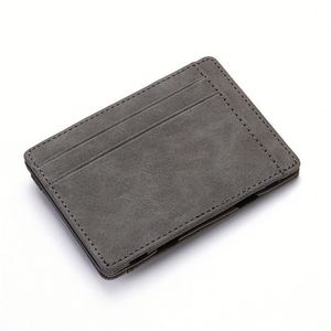 Cartera Mágica Creativa X418 de PU con Ranuras para Tarjetas, Monedero con Cierre para Hombre y Mujer, Estilo Corto - Product Image 1
