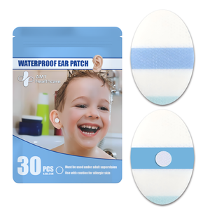 Patchs adhésifs CE/ISO CGM prédécoupés pour <span class=keywords><strong>Dexcom</strong></span> G5/<span class=keywords><strong>G6</strong></span>, imperméables, sans latex, respirants, bande médicale, patchs ovales pour capteur non recouvert - Product Image 3
