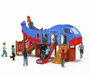 Fabriek Prijs Vliegtuig Speeltuin Houten Spelen Grond Voor Pre School Outdoor Kids Achtertuin Speeltuin