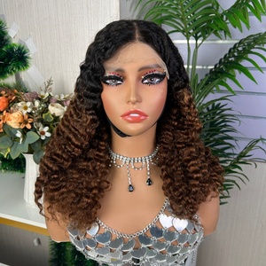 For Burmese Virgin Hair 16inch 3years Hair Weaving Super Double Drown 5x5 Lace Closure <b>Wigs</b> Factory Price - Product Image 4