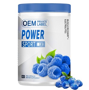 Polvo Electrolítico de Frambuesa Azul para la Recuperación e Hidratación de Adultos con <span class=keywords><strong>Amino</strong></span>ácidos y Crecimiento Muscular - 30 Porciones - Product Image 1