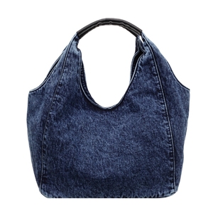 Sac à bandoulière carré professionnel en tissu jean avec motif de dessin animé - polyvalent pour les trajets quotidiens et les cours des étudiants - Product Image 6