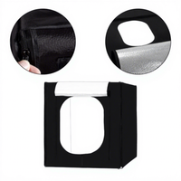 Tente de studio photo pliable portable de 50 cm avec boîte à lumière LED en nylon pour la prise de vue vidéo