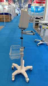 उच्च गुणवत्ता वाली चिकित्सा ट्रॉली गाड़ी ऊंचाई-समायोज्य डिजाइन अस्पताल ट्रॉली बहुक्रियाशील चिकित्सा रोगी मॉनिटर कार्ट - Product Image 3