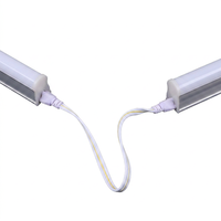Éclairage linéaire intérieur, tube LED T5 intégré, connectable, 120 cm, 18 W, facteur de puissance élevé PF>0.9, AL+PC, pour entrepôt industriel
