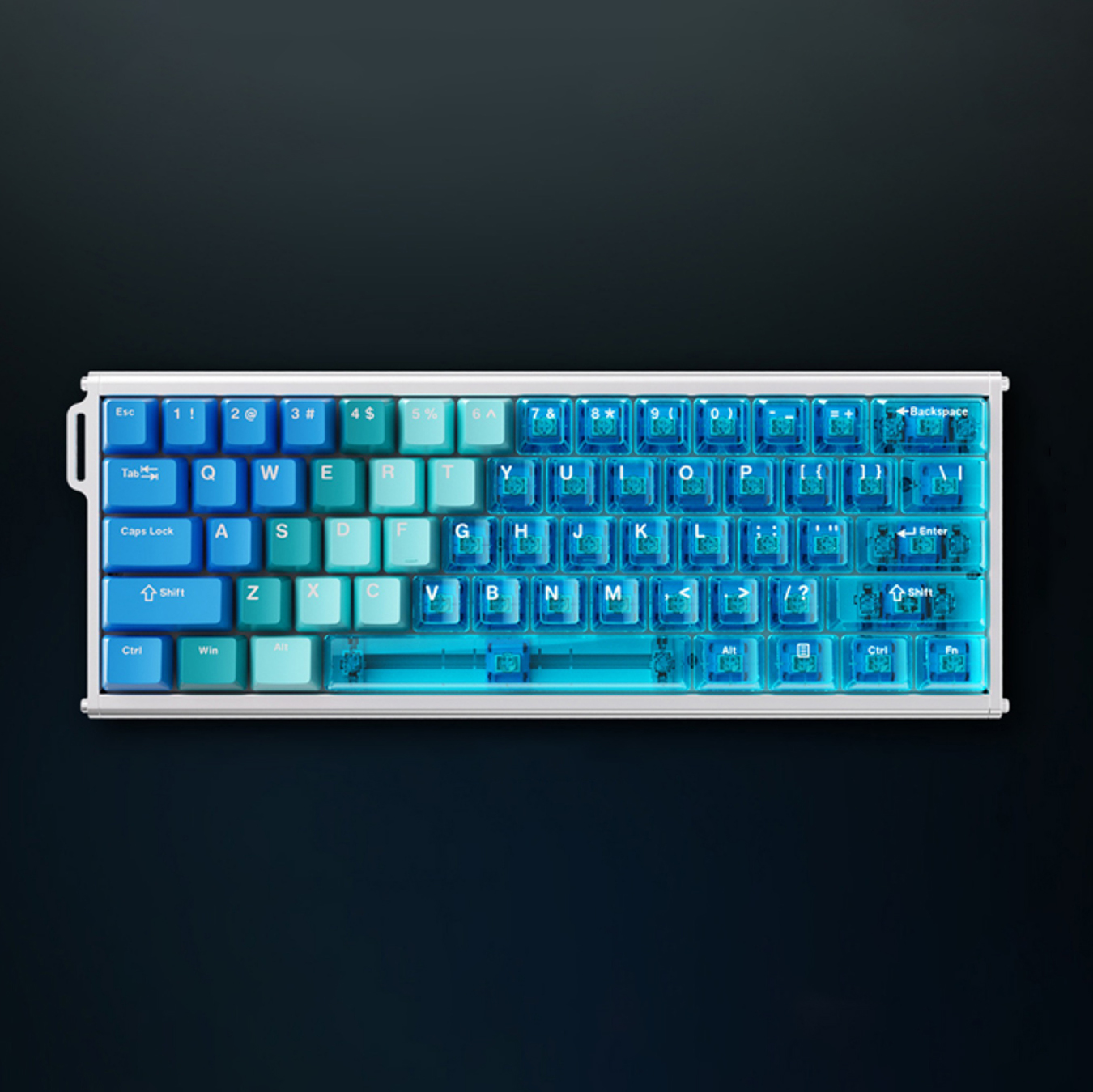 Ajazz ALUX60 60% Hot Swappable Wired RGB Mechanical Keyboard with