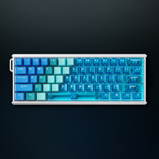 Ajazz ALUX60 Series 60% CNC Aluminum DIY Hot Swappable Wired RGB Magnetic Switch Keyboard