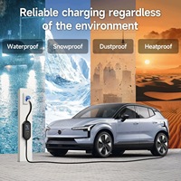 Chargeur EV portable ZSWINNER NEMA Type 2 IEC 62196 vers prise NEMA 6-50P, courant 16A, 250V réglable, IP65, câble de 5 m, noir