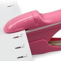 Heftklammern Staple Free Staple less 7 Blatt Kapazität Hand-Mini-Safe-Hefter