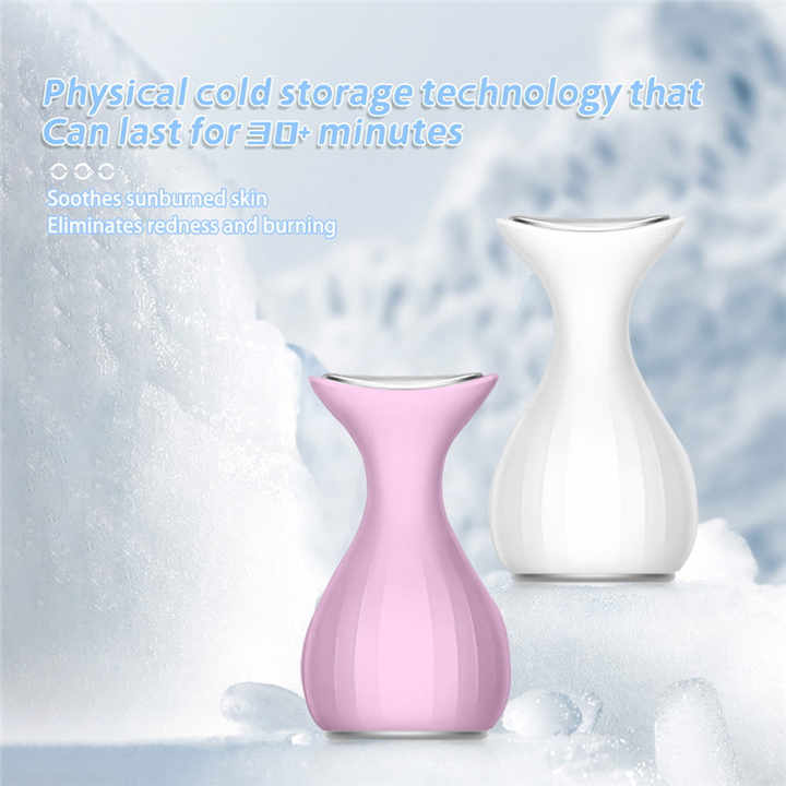 Stainless Steel Eye Face Cooling Ice Roller Globe Skin Care Tool for Reducing Puffiness Dark Circles Facials Massages Massaging