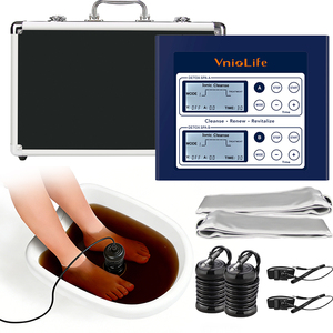 2026 Factory Sale 2 in 1 Dual Detox Ionic Foot Bath Machine LCD Screen <strong>5</strong> Detox Modes Ion Spa Device with Heating Belt Lose Weigh - Product Image 6