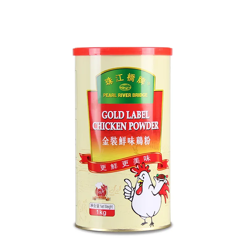 Prix d'usine Offre Spéciale OEM épicé et assaisonnement Pearl River Bridge 1kg en fer-blanc PRB Gold Label Poudre de poulet